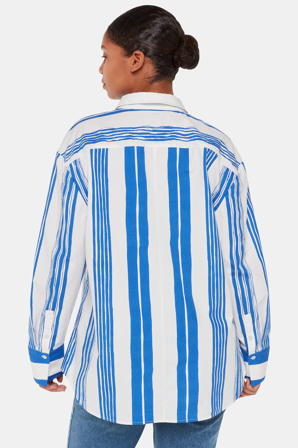 Painted Stripe Oversized Shirt